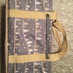 Medium Utility Tote SET/ Snowy Slopes